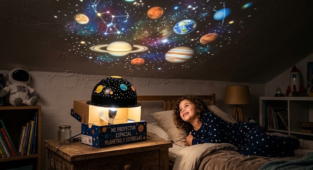 Proyector planetario y constelaciones niños