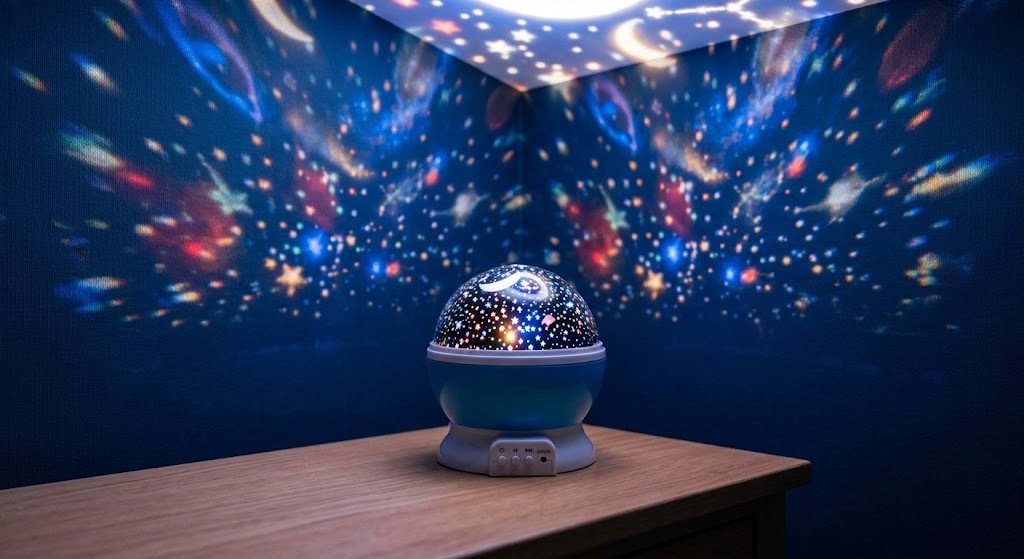 lámpara de estrellas bebé